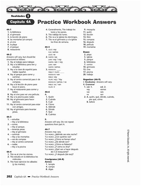 realidades 3 workbook answers pdf|More.